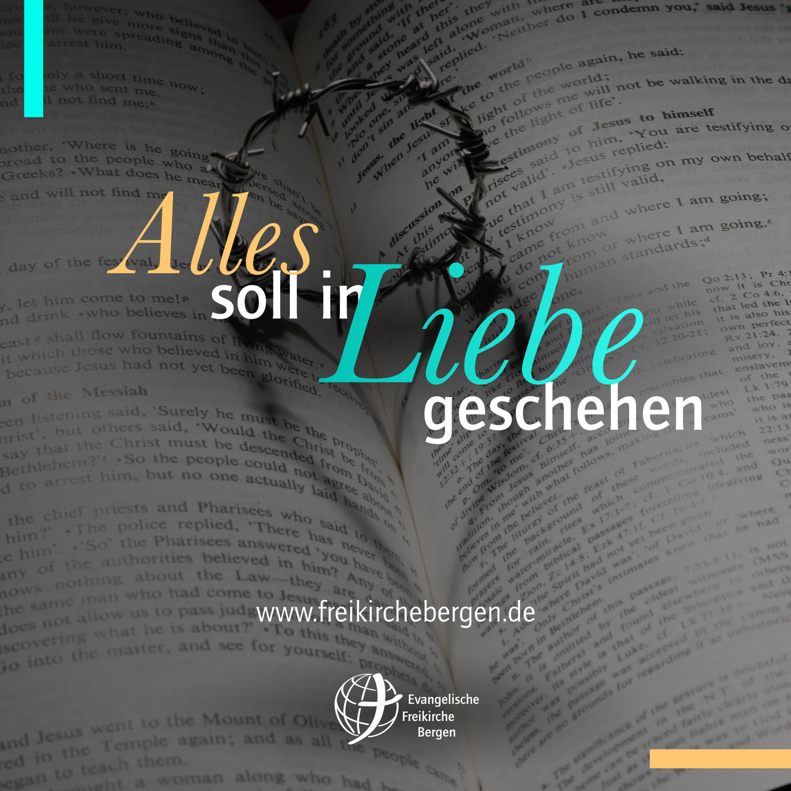 Alles soll aus Liebe geschehen