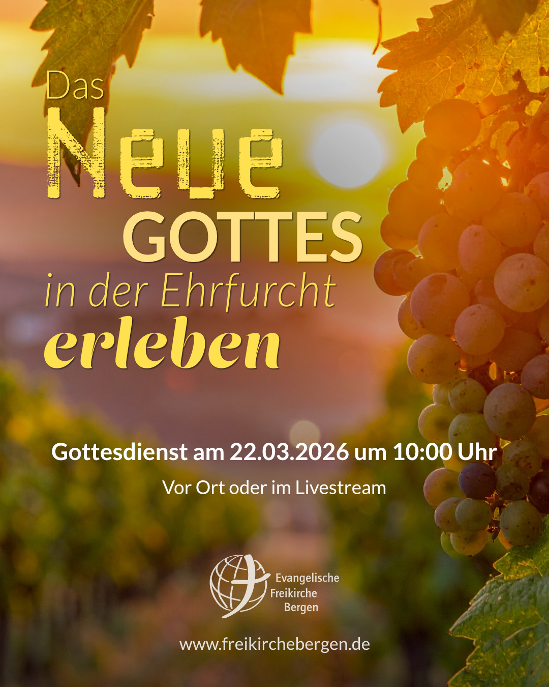 Das Neue Gottes in der Ehrfurcht erleben