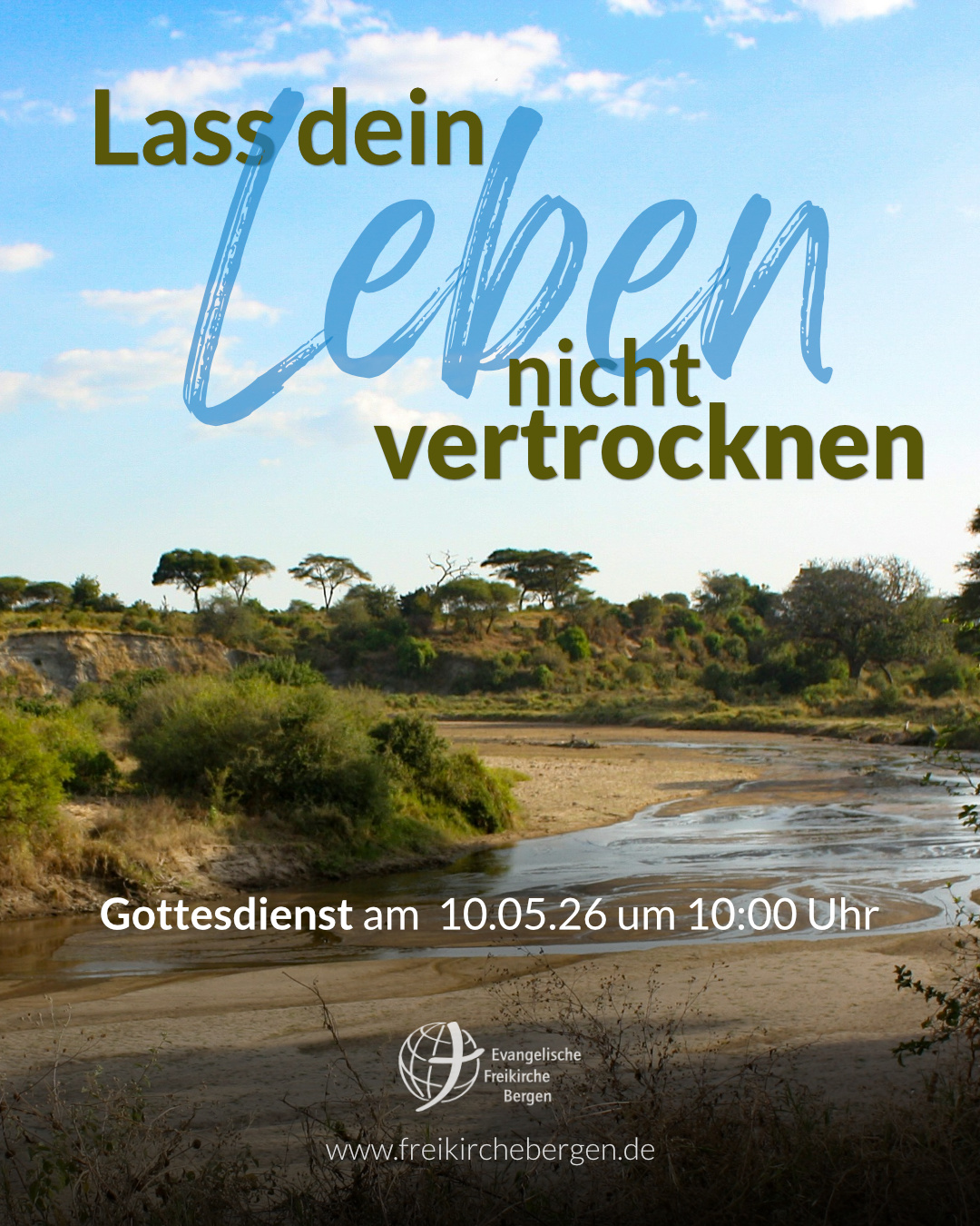 Lass dein Leben nicht vertrocknen!