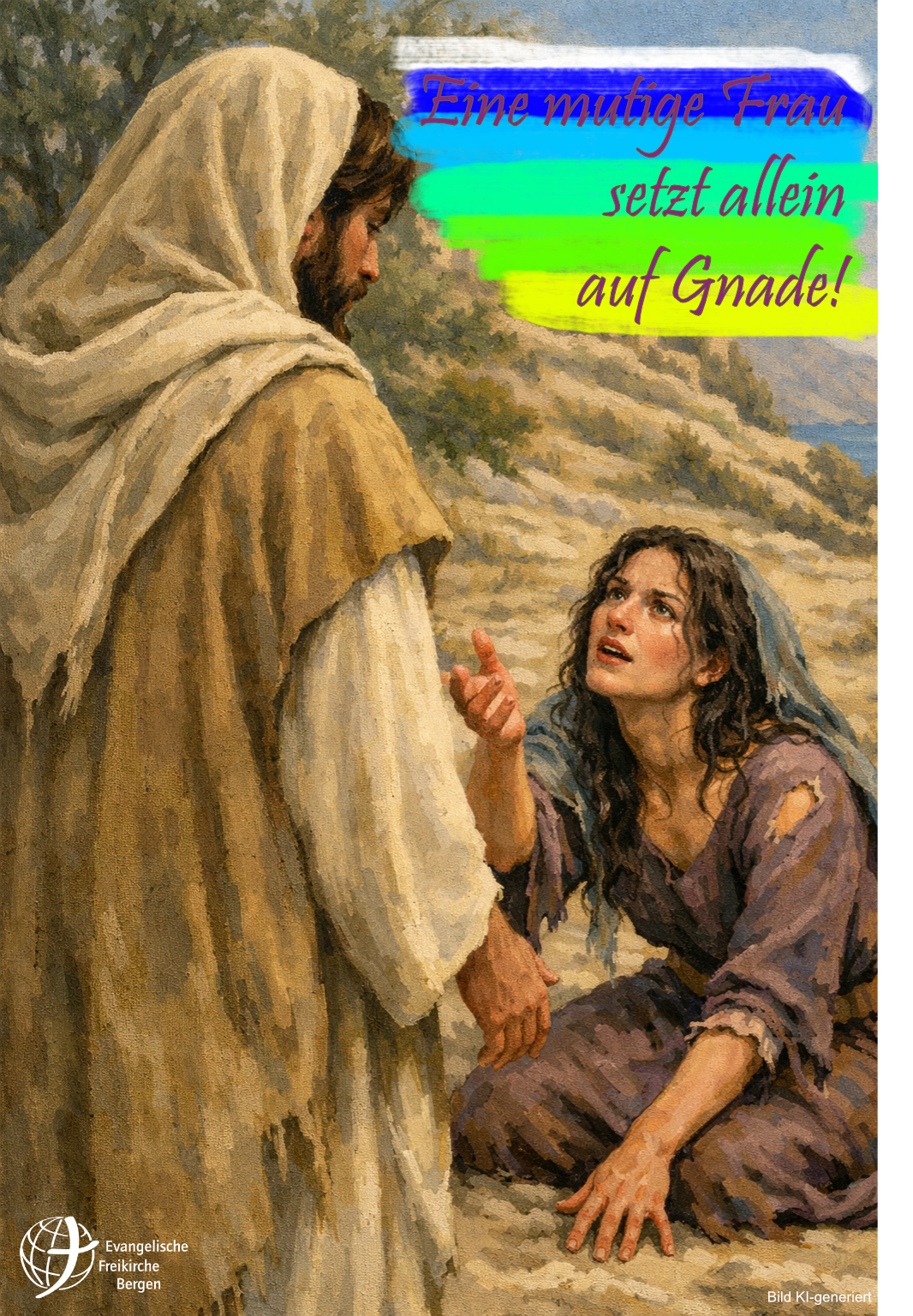 Eine mutige Frau setzt allein auf Gnade!